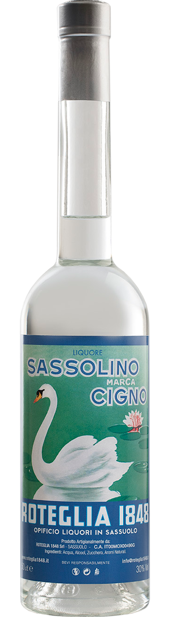 Sassolino-brand liqueur for confectionery